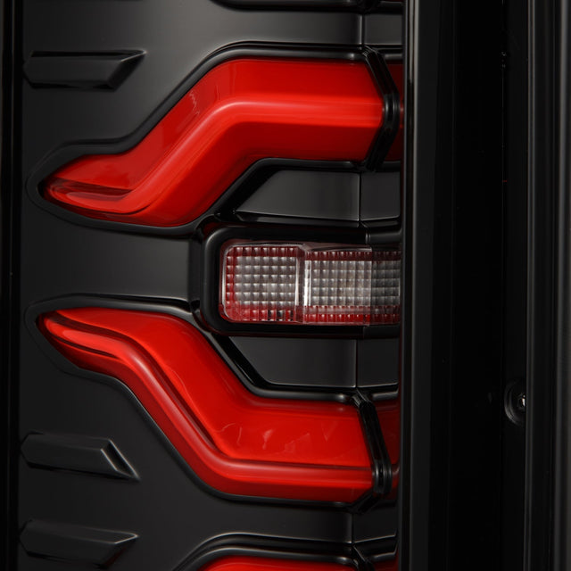 87-96 Ford F-Series/Bronco LUXX-Series LED Tail Lights Black Red