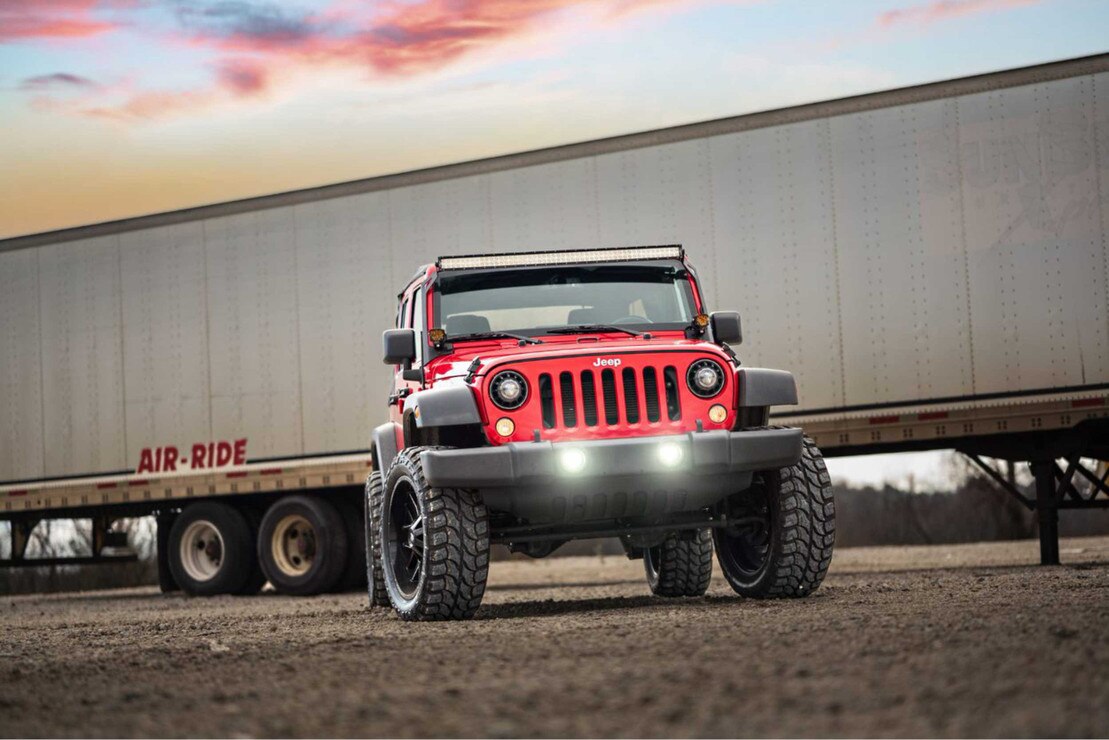 4Banger Led Fog Lights: Jeep Wrangler Jk