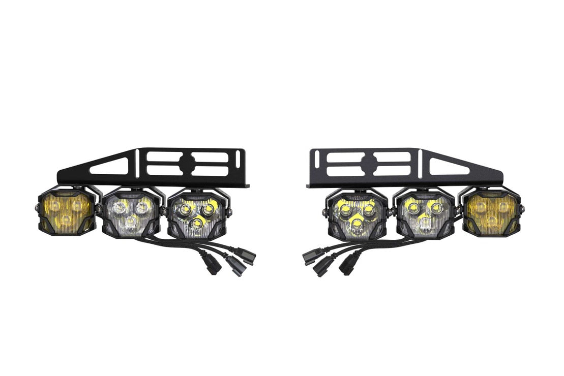 4Banger Led Fog Lights: Ford Raptor (17-20) BRACKETS