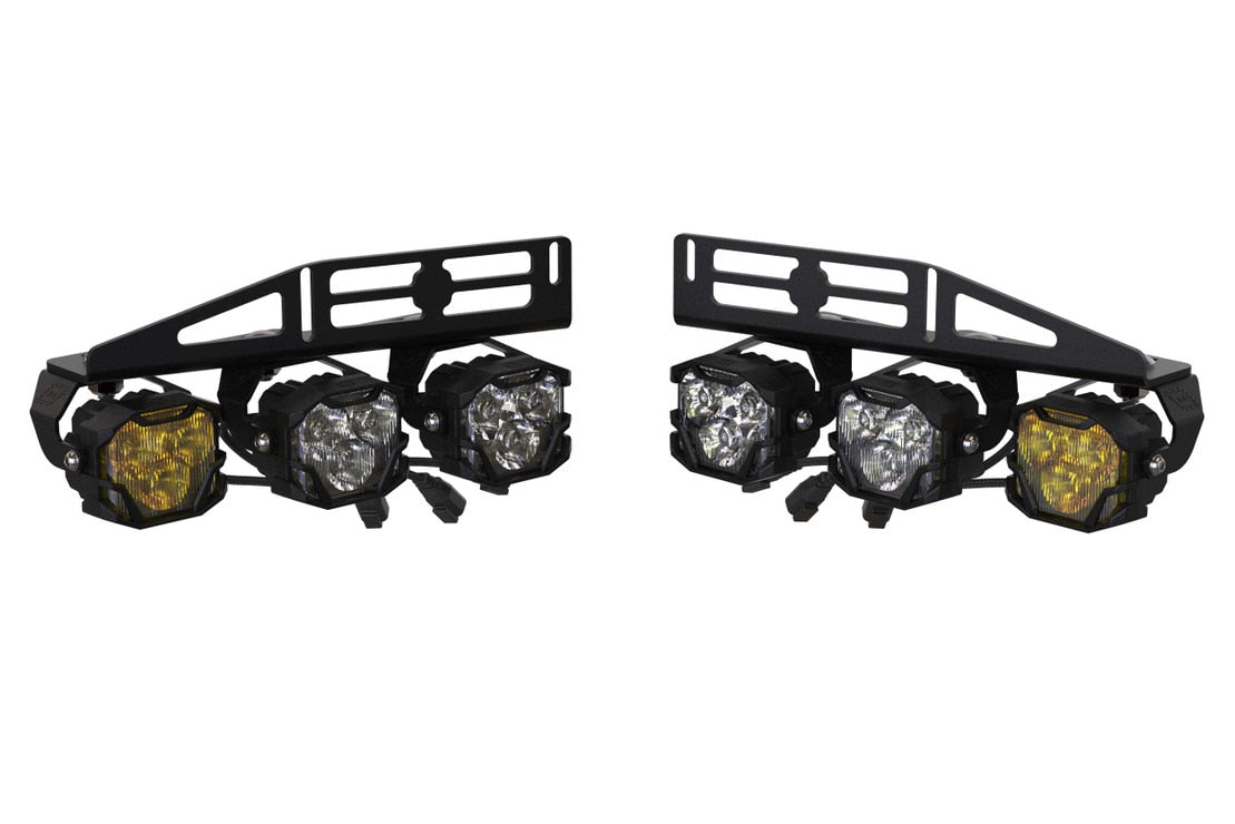 4Banger Led Fog Lights: Ford Raptor (17-20) BRACKETS