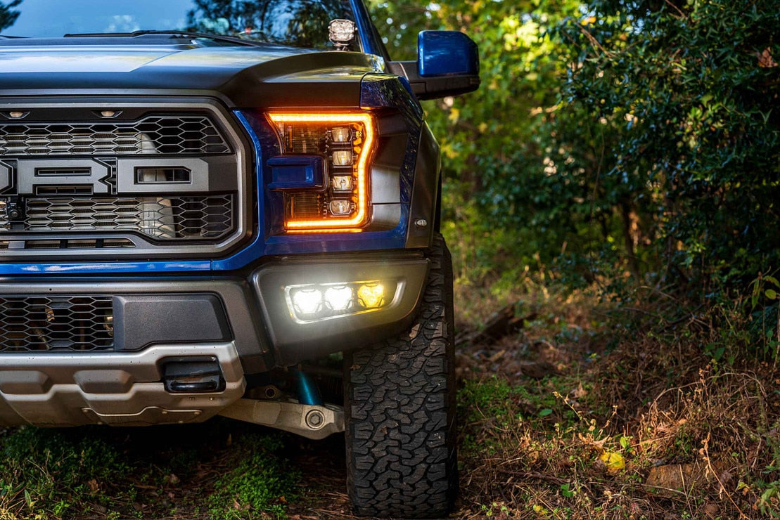 4Banger Led Fog Lights: Ford Raptor (17-20) BRACKETS