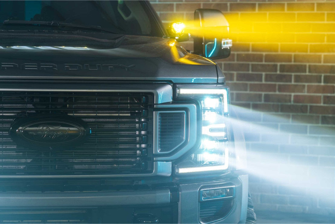 4Banger Led Ditch Light System: Ford Super Duty (17-22)