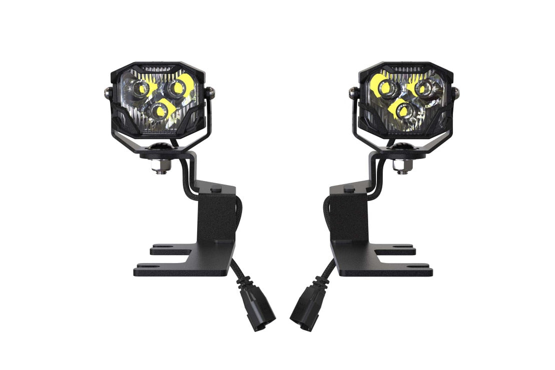 4Banger Led Ditch Light System: GMC Sierra 1500 (14-18)