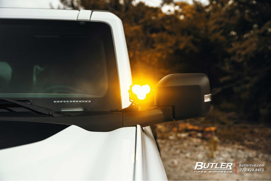 4Banger Led Ditch Light System: Ford Bronco (2021+)