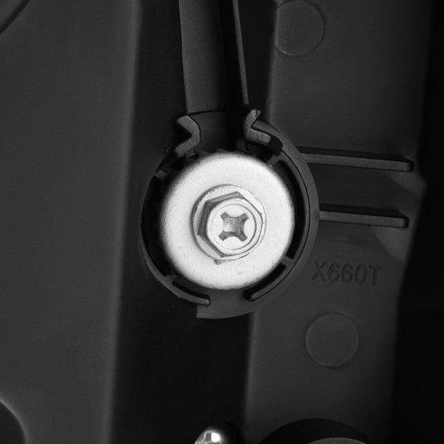 92-96 Ford F-Series/Bronco LUXX-Series LED Projector Headlights Alpha-Black