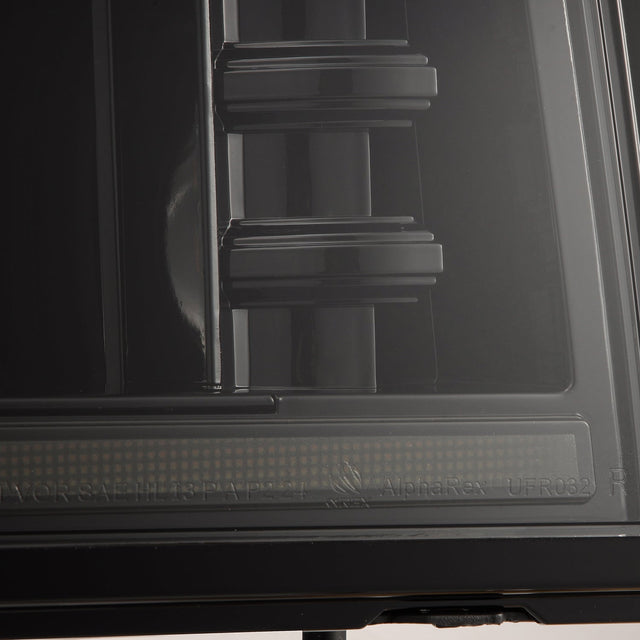 92-96 Ford F-Series/Bronco LUXX-Series LED Projector Headlights Alpha-Black