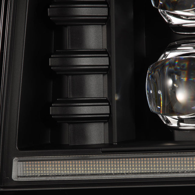 92-96 Ford F-Series/Bronco NOVA-Series LED Projector Headlights Black