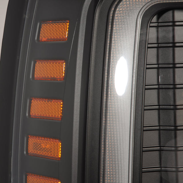 92-96 Ford F-Series/Bronco PRO-Series Halogen Projector Headlights Black