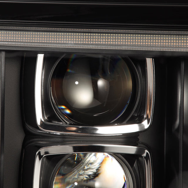 92-96 Ford F-Series/Bronco PRO-Series Halogen Projector Headlights Black