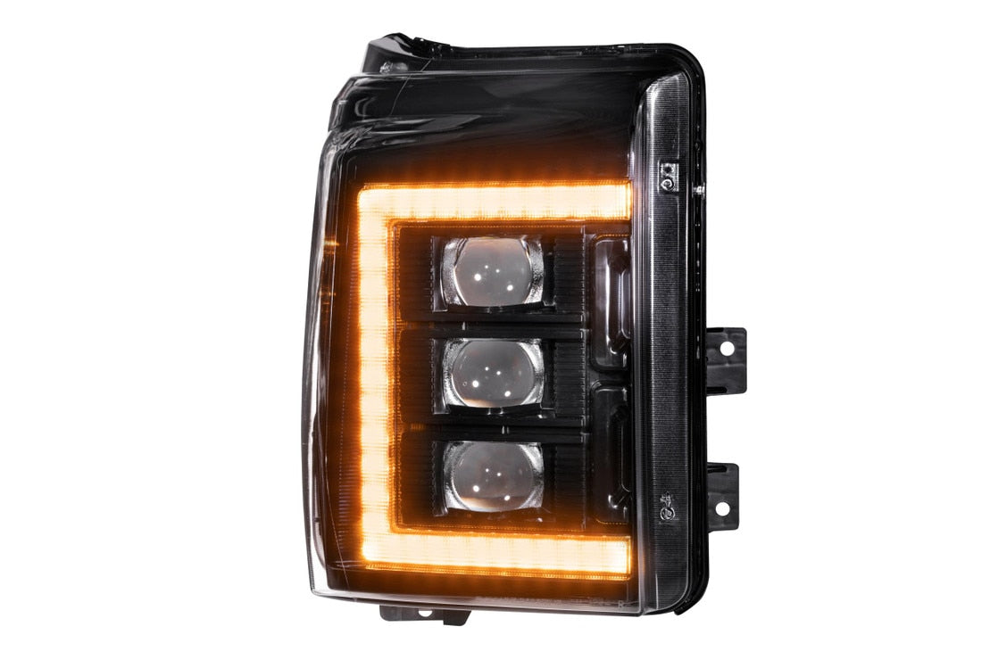 Ford Super Duty (11-16) XB Led Headlights (Amber Drl)