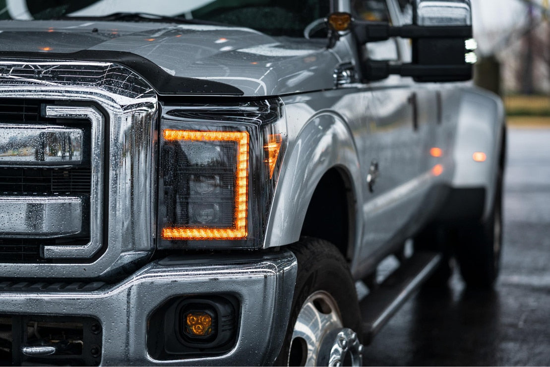 Ford Super Duty (11-16) XB Led Headlights (Amber Drl)