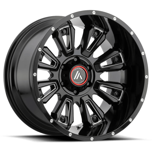 Asanti Off Road - AB808 BLACKHAWK | 20X9 / 18 Offset / 6X139.7 Bolt Pattern | AB808-20906818GB