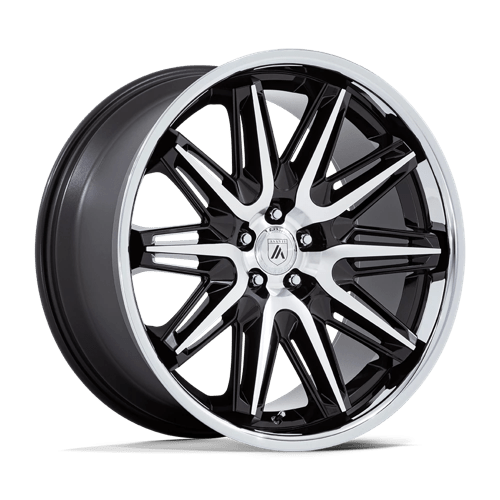 Asanti Black - AB047 IMPERATOR | 20X9 / 27 Offset / 5X120 Bolt Pattern | AB047BS20904927