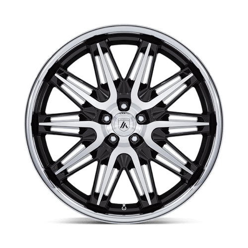 Asanti Black - AB047 IMPERATOR | 20X9 / 45 Offset / 5X112 Bolt Pattern | AB047BS20905745