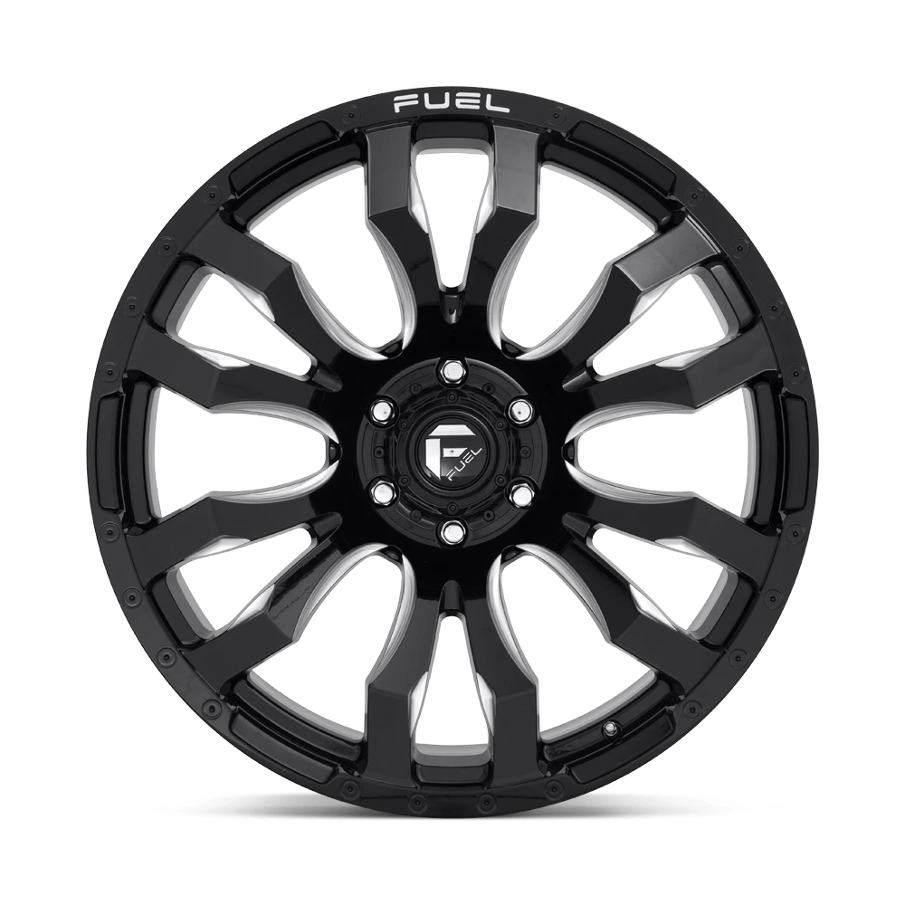 Fuel 1PC D673 Blitz 17x9 6x135 - Gloss Black Milled