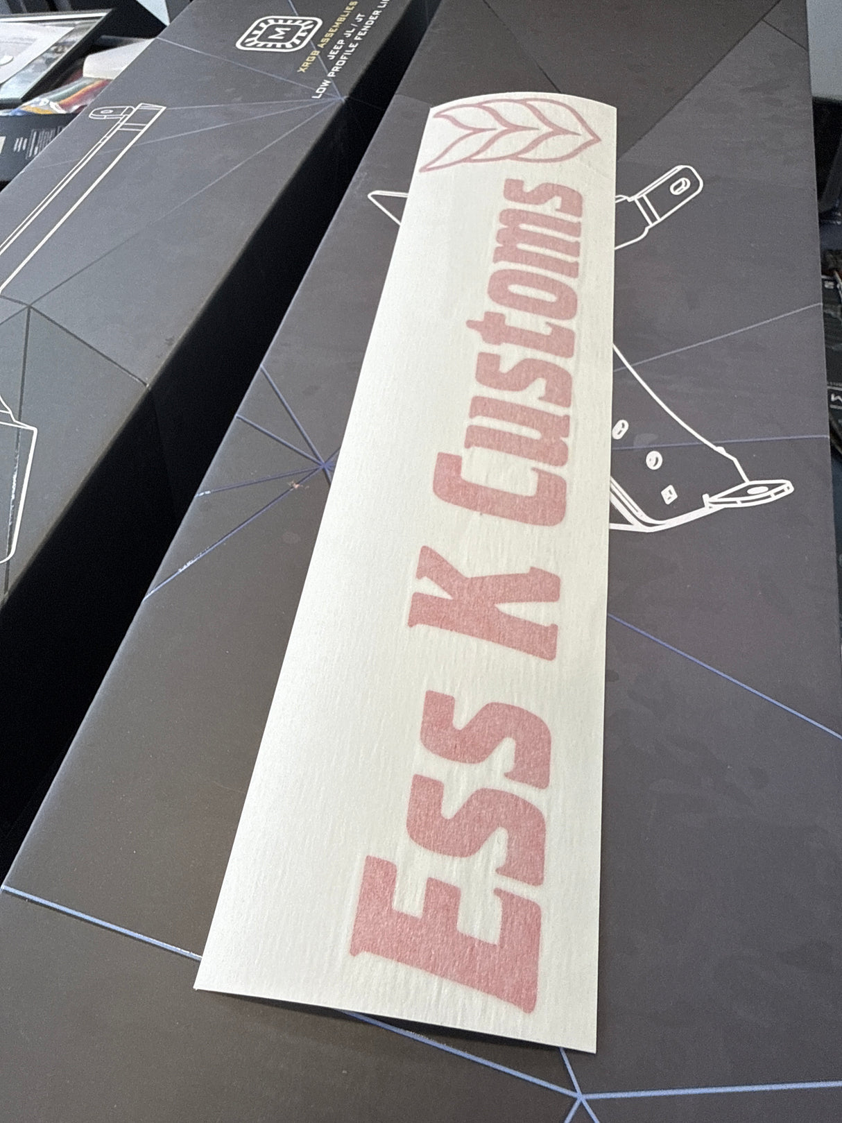 Ess K Customs Decal - Full Logo