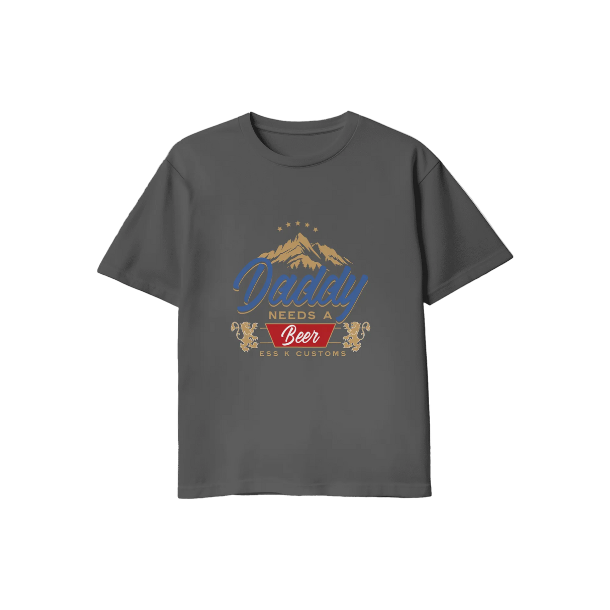 Ess K Customs - Beer Tee | Washed Black