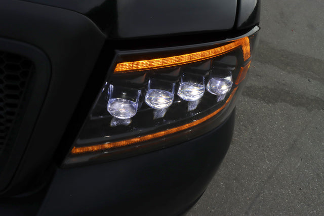 Phares projecteurs à LED chromés pour Ford F150 (2004-2008) et Lincoln Mark LT (2006-2008) série NOVA