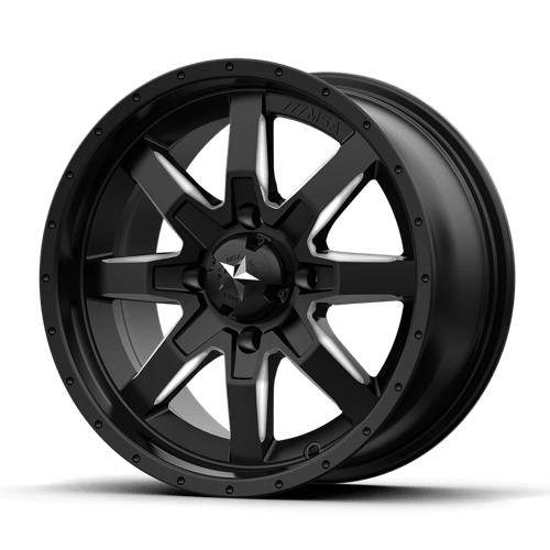 MSA Offroad Wheels - M25 ROCKER | 14X7 / 10 Offset / 4X110 Bolt Pattern | M25-04710MILLED