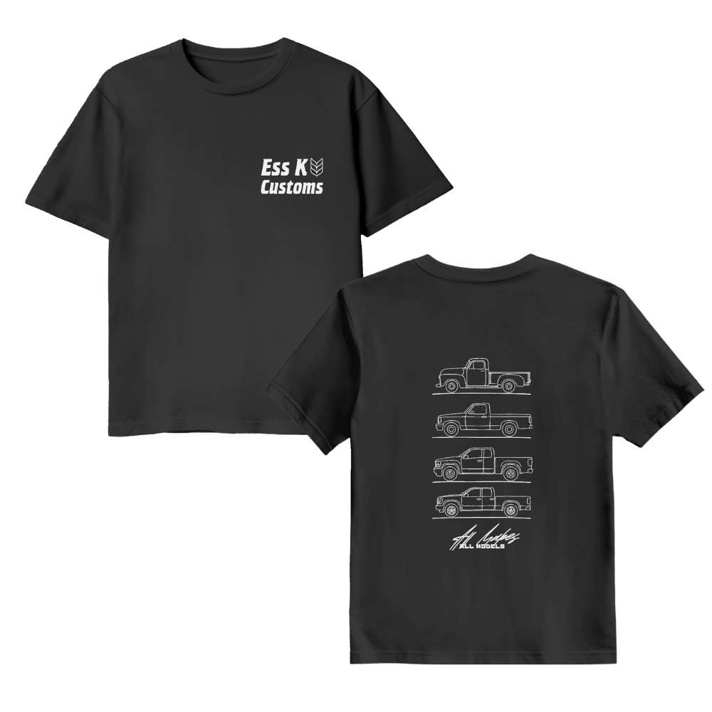 Ess K Customs - All Makes All Models Tee - Black