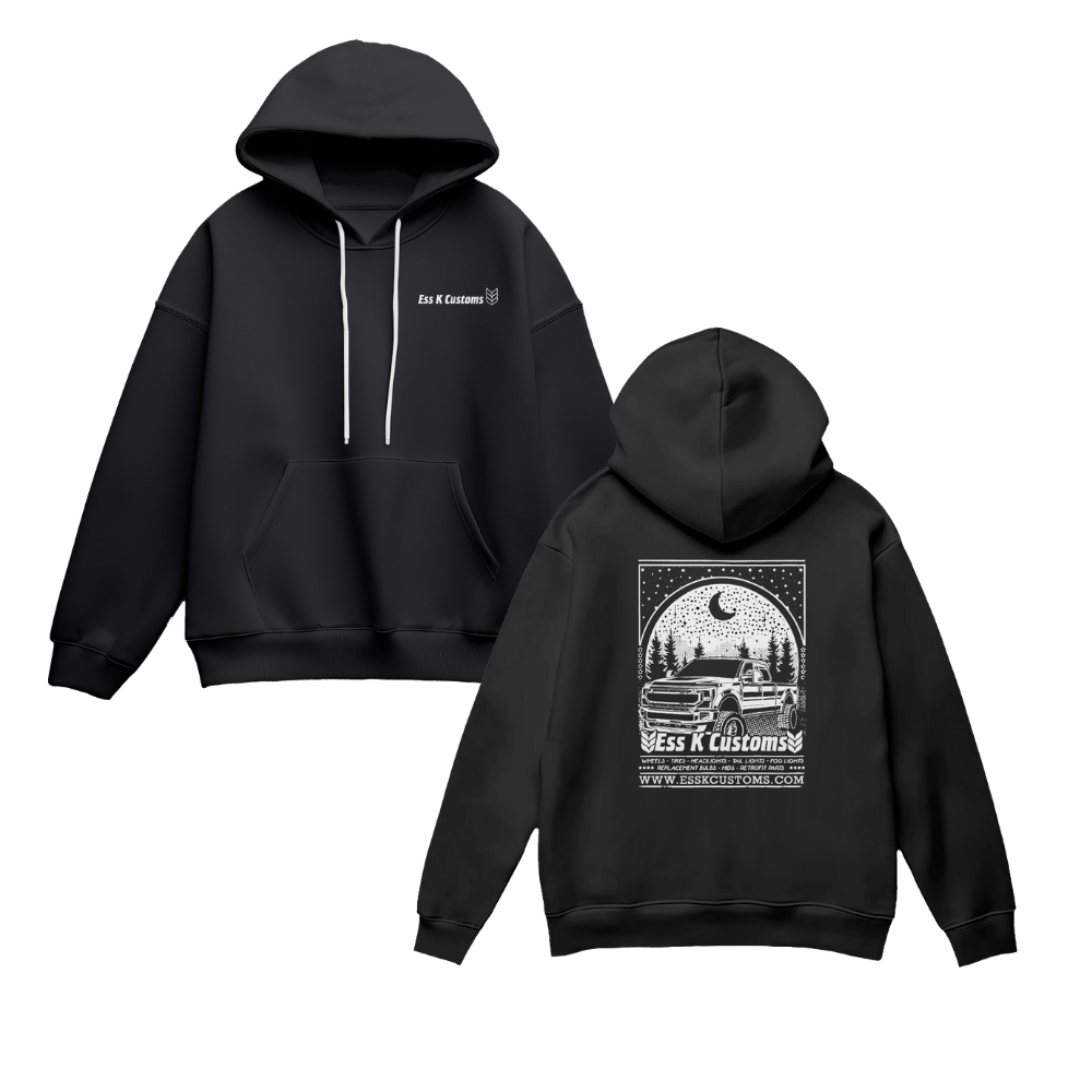 Ess K Customs - Starry Night Hoodie - Black