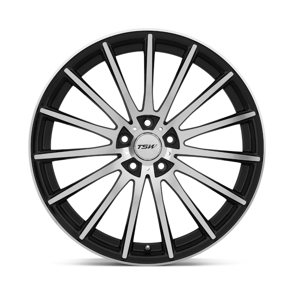 TSW Chicane 19x8.5 5x112 - Gloss Black w/ Mirror Cut Face