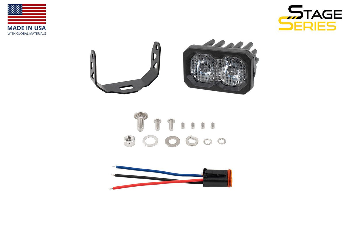 C2 2.0 SAE/DOT White Pro Standard LED Pod (one)