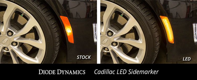 LED Sidemarkers for 2014-2019 Cadillac CTS (non V) (pair)