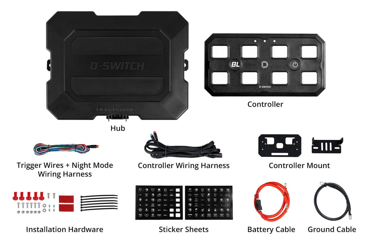 D-Switch Hub Mounting Kit for 2016-2023 Toyota Tacoma