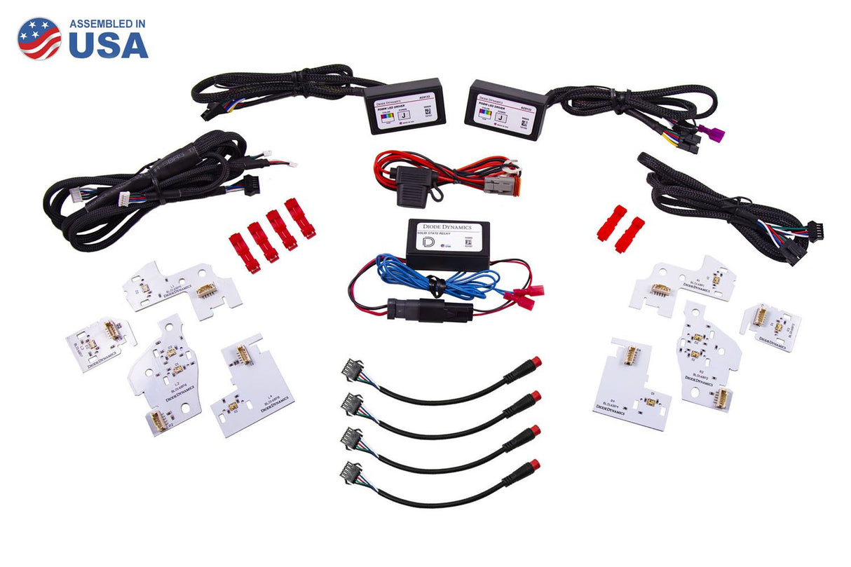 Panneaux LED multicolores pour Ram 1500 Midline 2019-2024