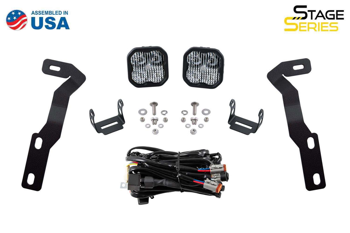 Kit de feux de fossé rétroéclairés Stage Series pour Toyota Tacoma 2016-2023