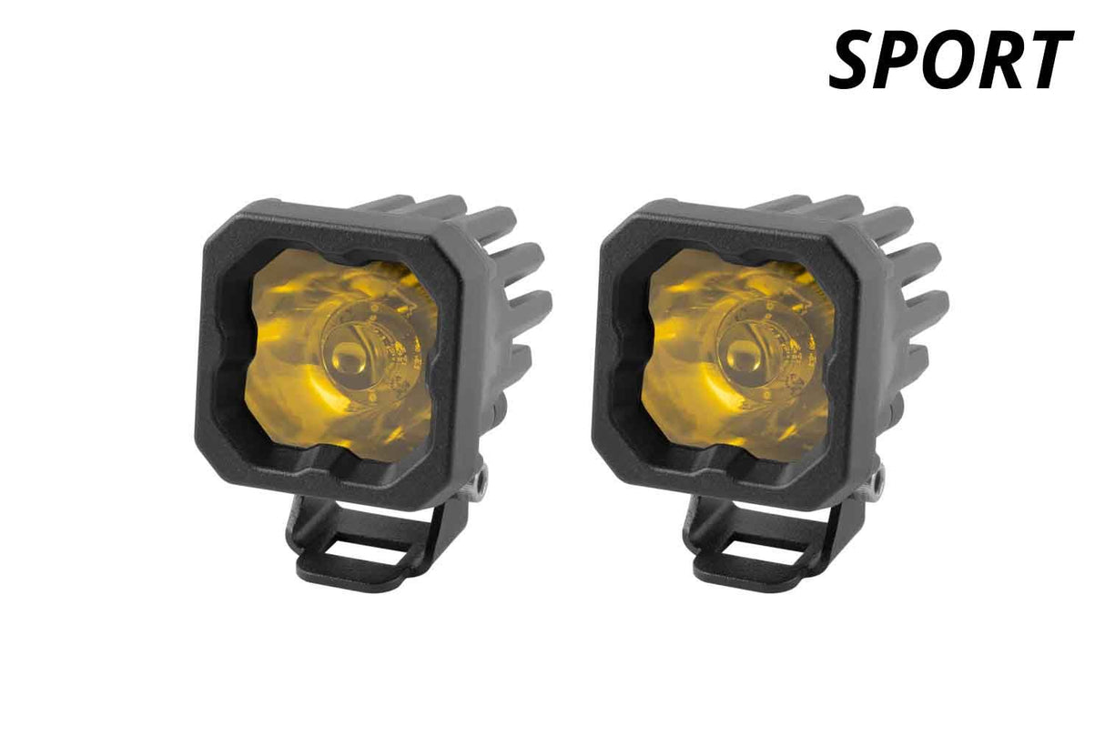 Stage Series C1 1" Sae/Dot Jaune Module Led Encastré (Paire)