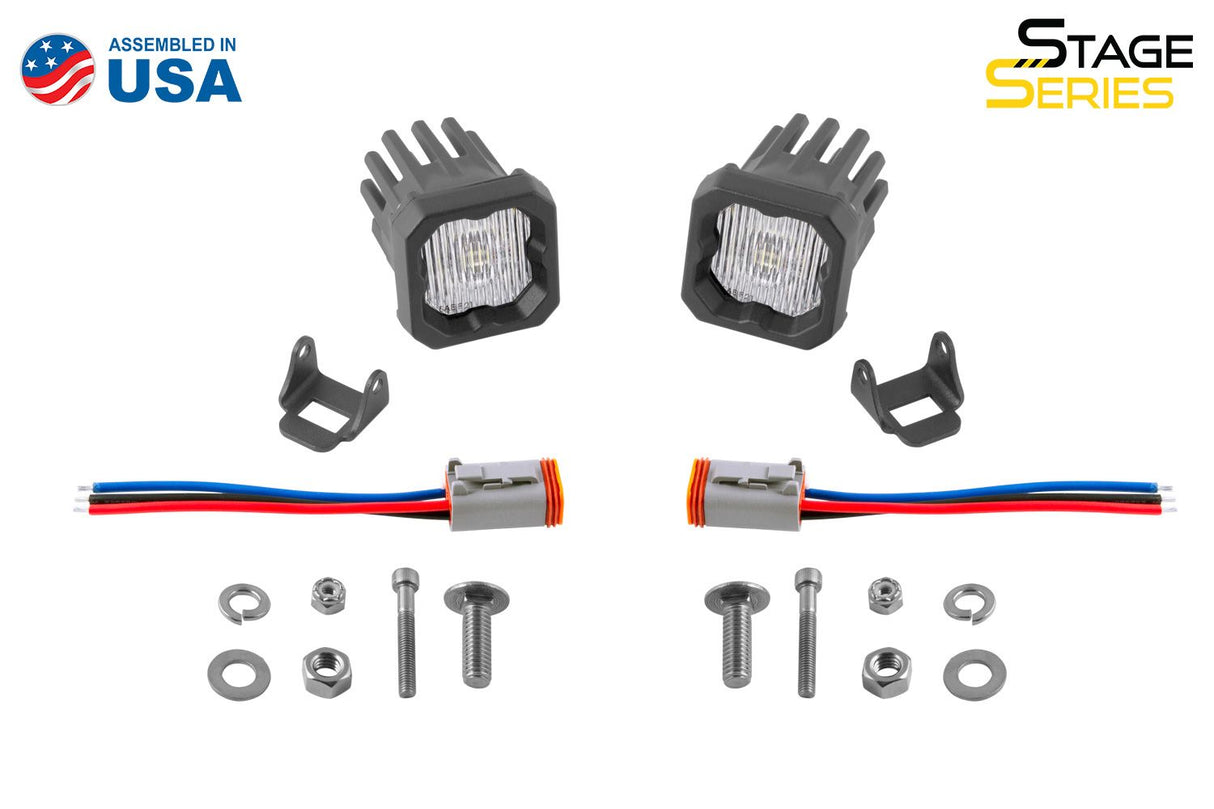 SSC1 White SAE Fog Standard LED Pod (pair)
