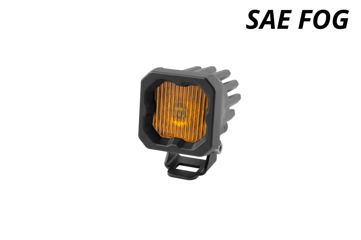 SSC1 Yellow SAE Fog Standard LED Pod (one)