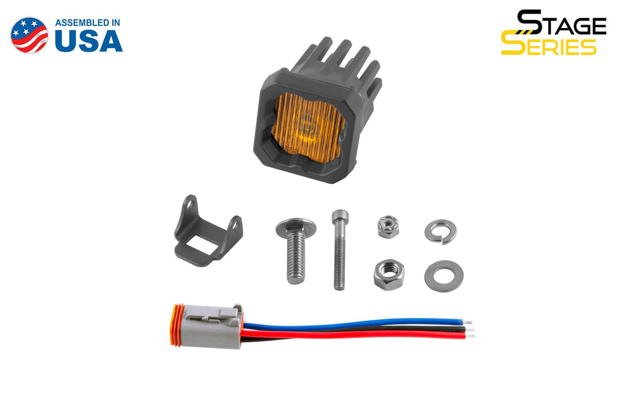 SSC1 Yellow SAE Fog Standard LED Pod (one)