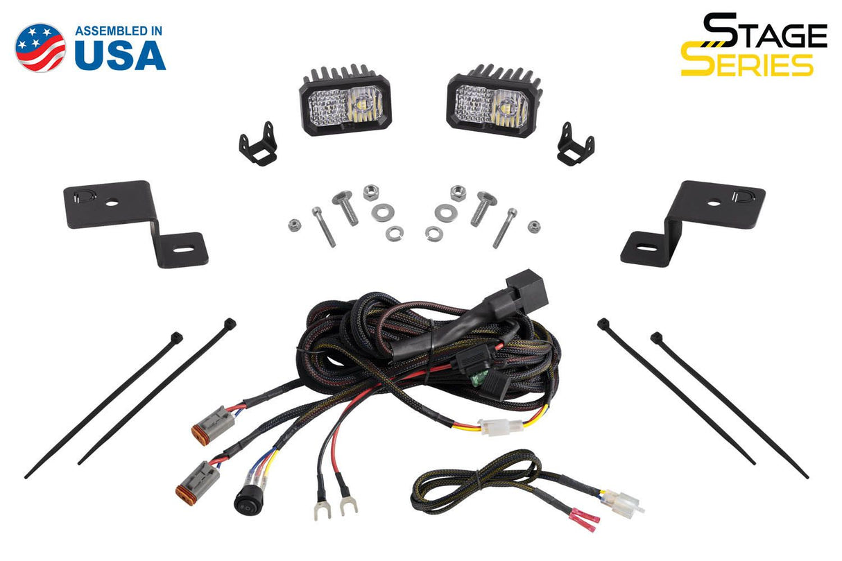 Stage Series Backlit Ditch Light Kit for 2021-2025 Ford F-150