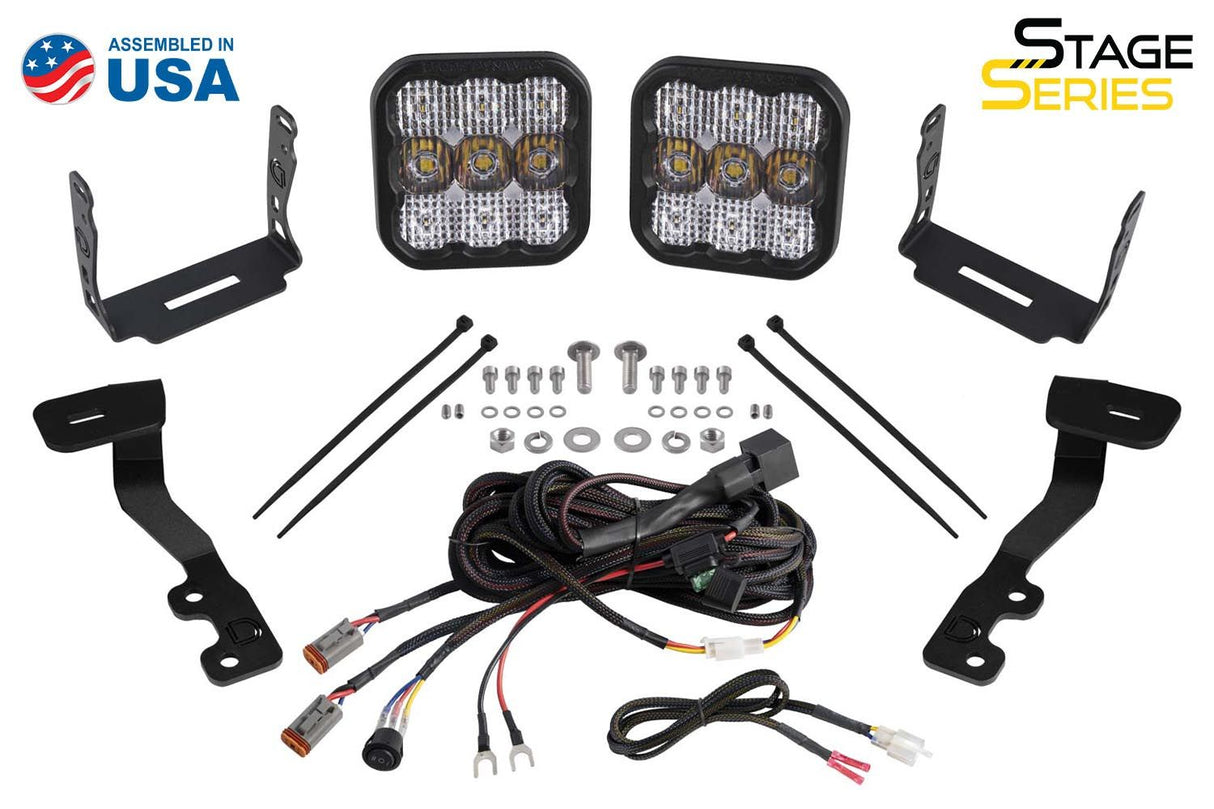 Stage Series Backlit Ditch Light Kit for 2022-2023 Toyota Tundra