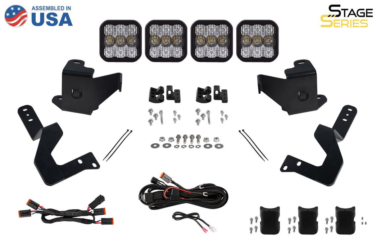Kit de barres lumineuses CrossLink pour calandre SS5 pour Toyota Tundra 2022-2025
