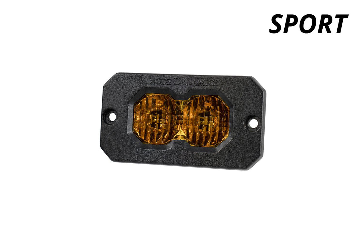 Stage Series C2 2" Sae/Dot Jaune Pod Led encastré (paire)