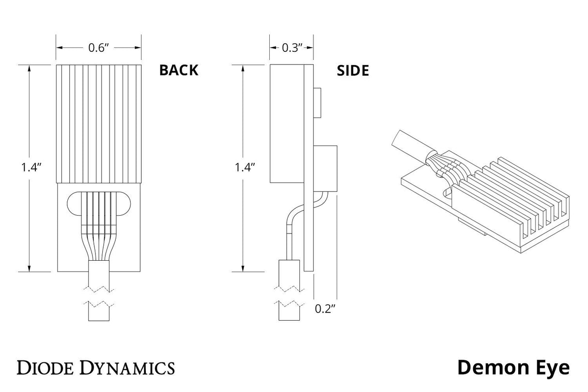 Yeux de démon multicolores Pro-Series (ensemble)