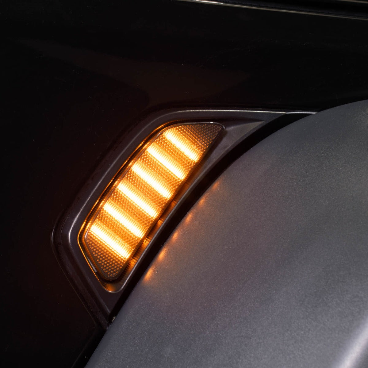 Feux de garde-boue LED Jeep JL Wrangler 2018-2023 (paire), fumés