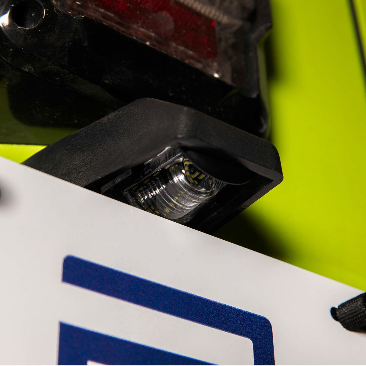 Feux de plaque d'immatriculation LED pour Jeep JK Wrangler 2009-2018 (paire), transparents