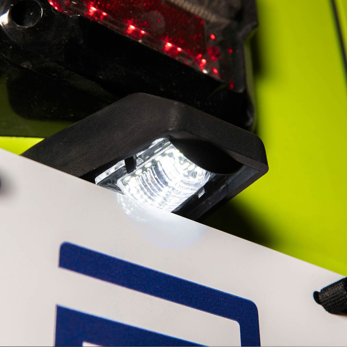 Feux de plaque d'immatriculation LED pour Jeep JK Wrangler 2009-2018 (paire), transparents