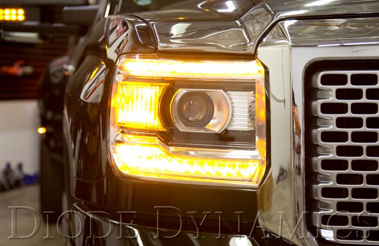 Panneaux LED DRL pour GMC Sierra Switchback 2014-2015
