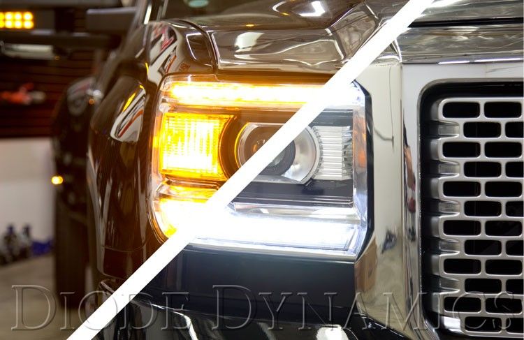 Panneaux LED DRL pour GMC Sierra Switchback 2014-2015