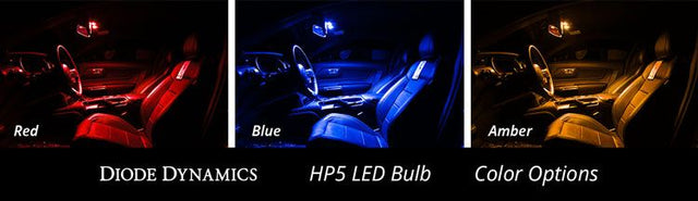 194/T10: Hp5 Led Bulbs (Pair)