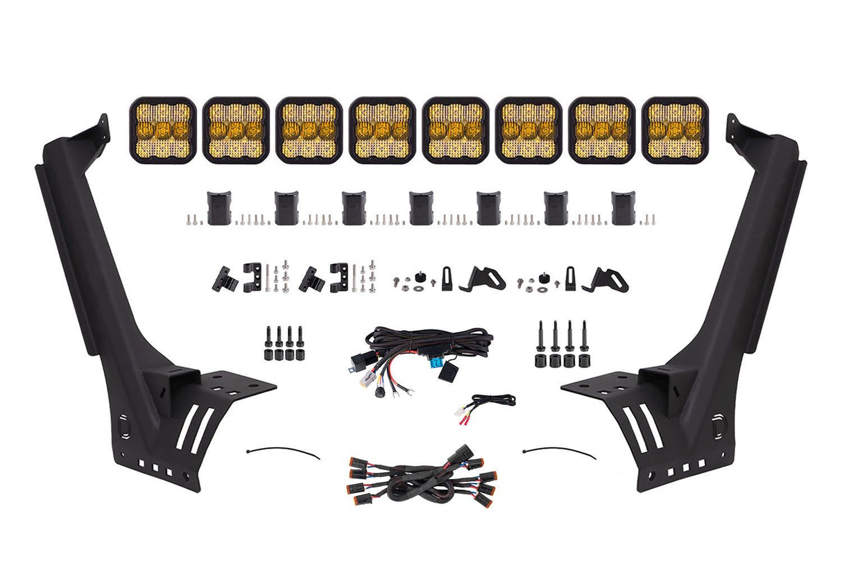 SS5 Windshield CrossLink Lightbar Kit for 2020-2025 Jeep Gladiator