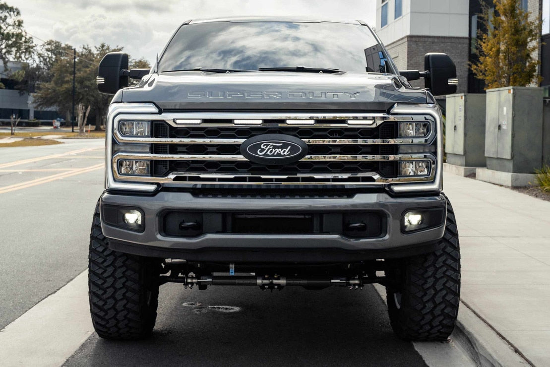 2023+ Ford Super Duty XBG LED DRL Grille (Chrome)