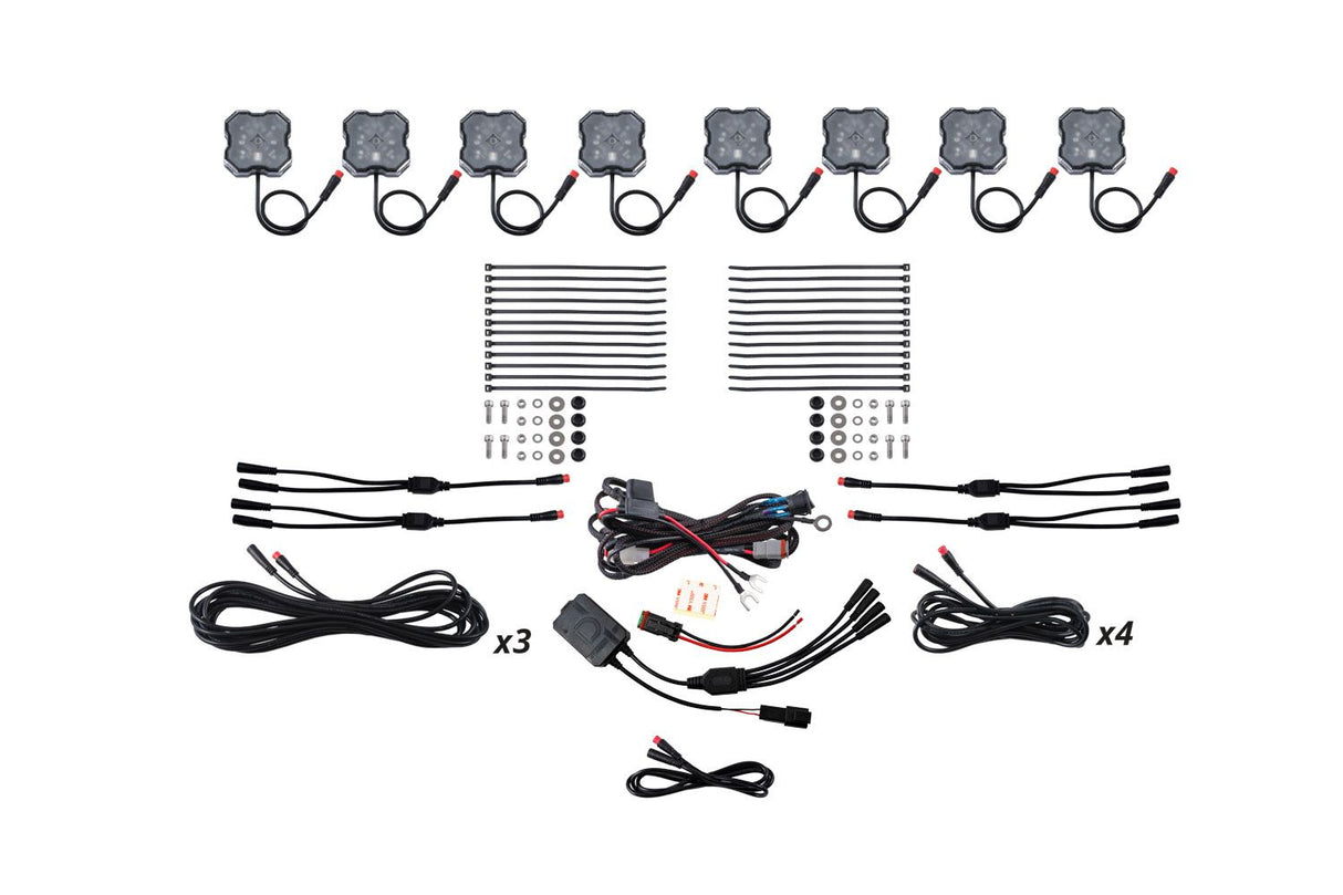 Stage Series RGBW LED Rock Light Kit (8-pack)