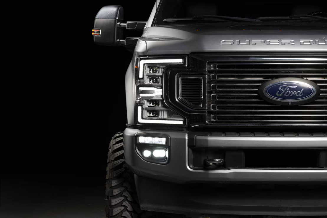 4Banger Led Fog Lights: Ford Superduty OE LED (20-22) BRACKETS